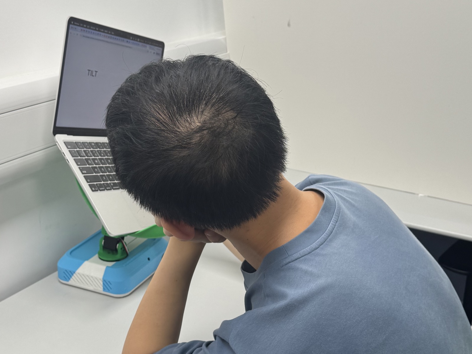 TILT responds to the user's sideways lean